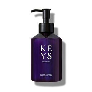 Keys Soulcare Golden Cleanser, Foaming Face Wash Gently Removes Dirt, Makeup